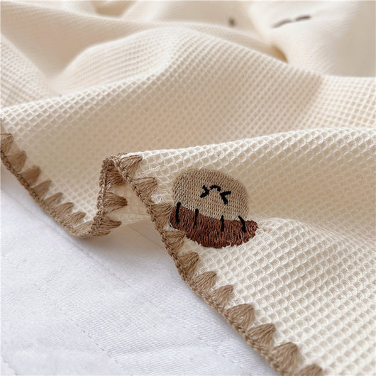 Manta de Siesta Orgánica con Bordado Infantil - Image 30