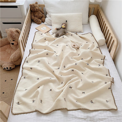 Manta de Siesta Orgánica con Bordado Infantil - Image 31
