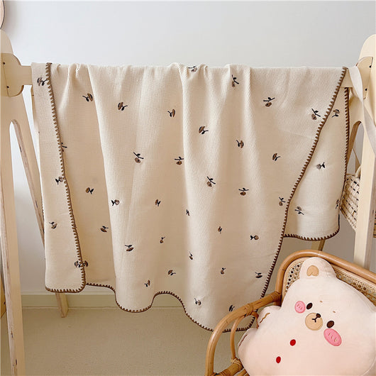 Manta de Siesta Orgánica con Bordado Infantil - Image 32