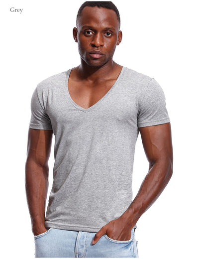 Playera Escote Profundo para Hombre - Cuello en V Amplio - Image 21