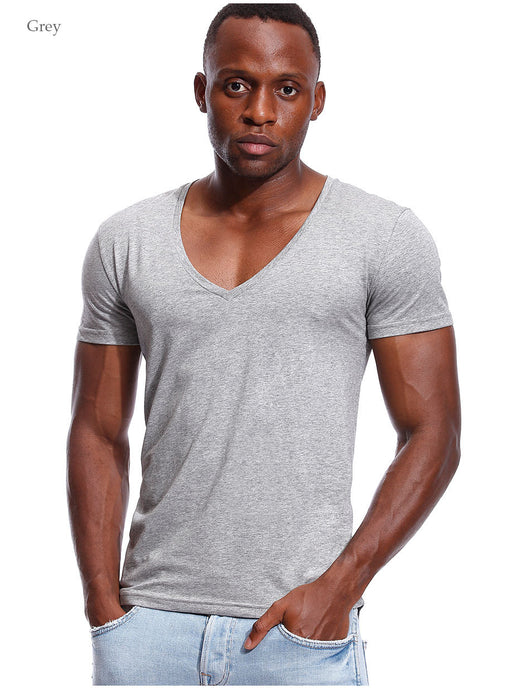 Playera Escote Profundo para Hombre - Cuello en V Amplio - Image 21