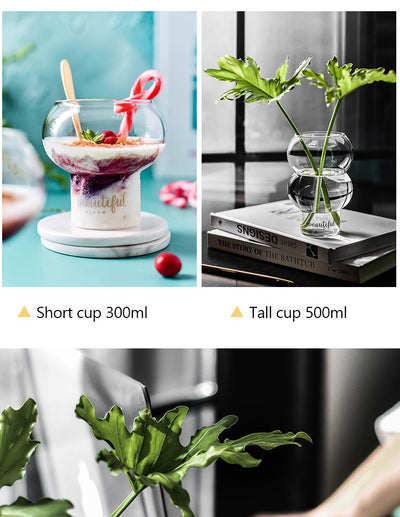 Vasos de Cristal para Postres, Batidos y Helados - Diseño Elegante Redondo - Image 11