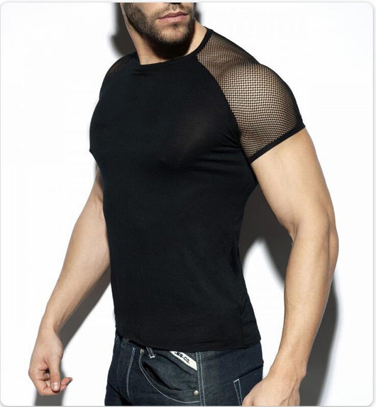Playera Slim Fit Transpirable con Malla en Hombros - Image 8