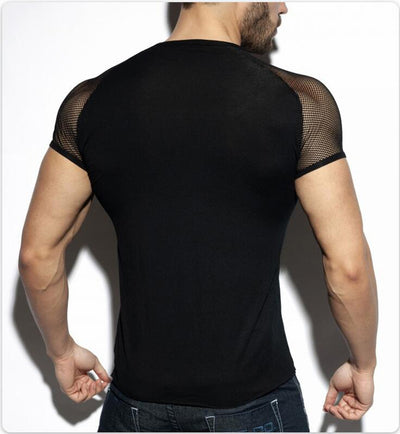 Playera Slim Fit Transpirable con Malla en Hombros - Image 9
