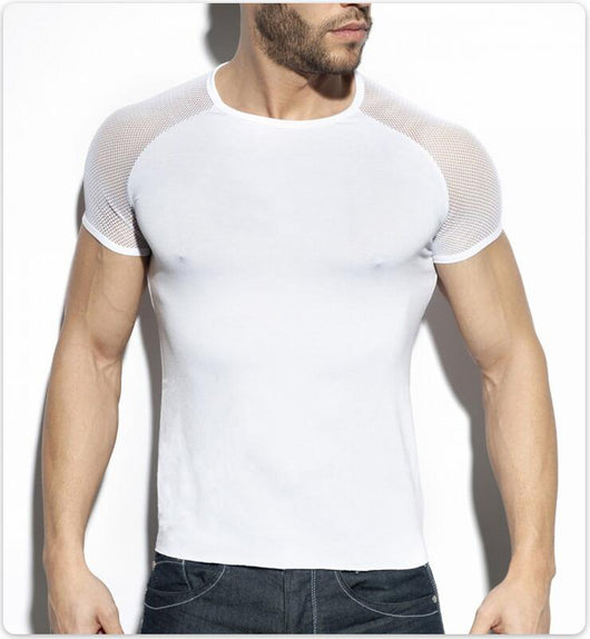 Playera Slim Fit Transpirable con Malla en Hombros - Image 10