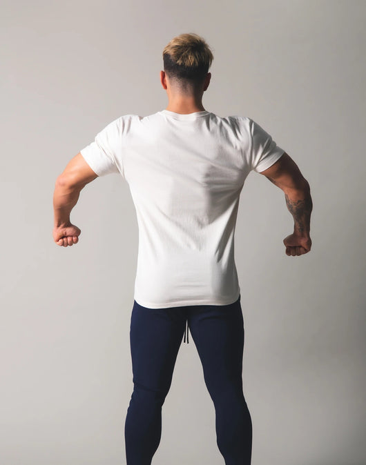 Playera Deportiva Hombre Cuello Redondo Algodón 100% Fitness Manga Corta - Image 14