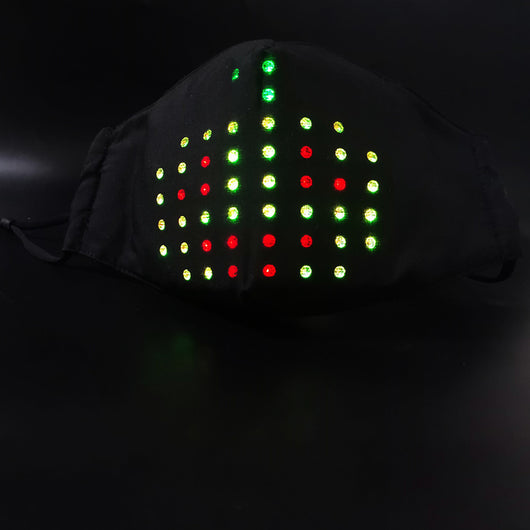 Máscara LED Interactiva con Control de Voz para Fiestas - Image 6