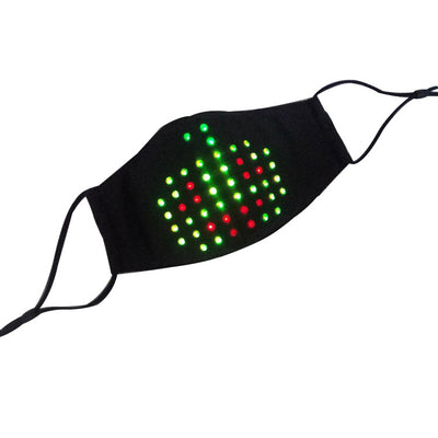 Máscara LED Interactiva con Control de Voz para Fiestas - Image 9