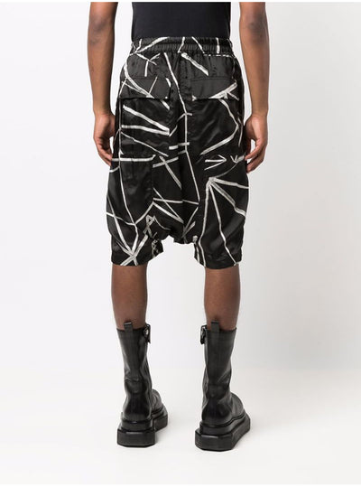 Shorts Cómodos con Estampado Abstracto en Tela Ligera - Image 13