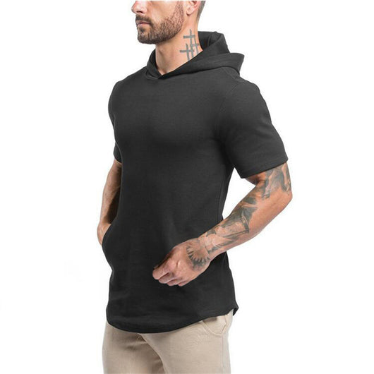 Playera Muscle Slim Fit Hombre Algodón Transpirable Diseño Liso - Image 18