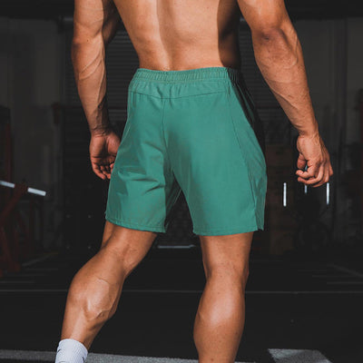 Pantalones Cortos Deportivos Hombre Ajuste Holgado Secado Rápido - Image 8