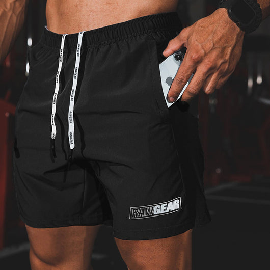 Pantalones Cortos Deportivos Hombre Ajuste Holgado Secado Rápido - Image 14