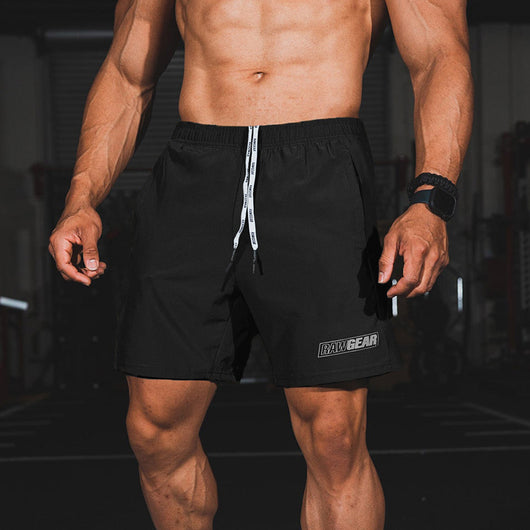 Pantalones Cortos Deportivos Hombre Ajuste Holgado Secado Rápido - Image 16