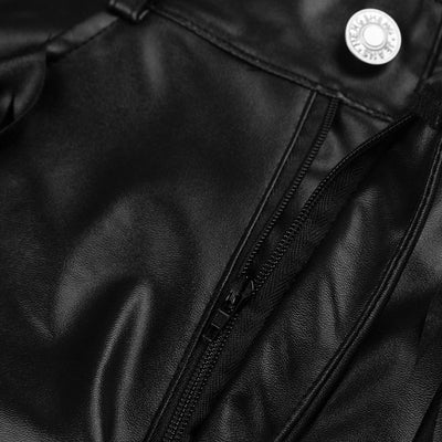 Pantalones Cortos de Cuero PU Dunhuang Mandy con Flecos para Mujer - Image 22