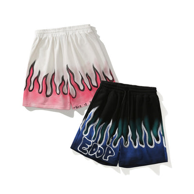 Shorts Deportivos Street Flame con Diseño Graffiti Urbano - Image 6