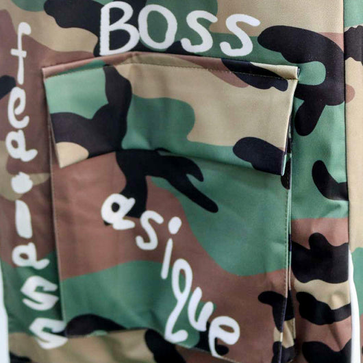 Abrigo Largo de Camuflaje para Mujer - Estilo Casual Europeo y Americano - Image 14