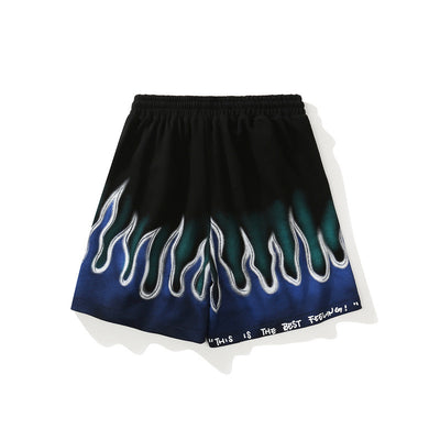 Shorts Deportivos Street Flame con Diseño Graffiti Urbano - Image 15