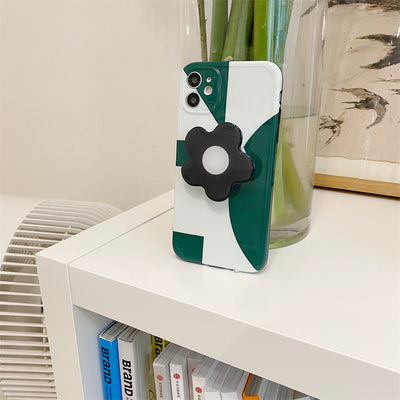 Funda para Celular Geométrica Verde Oscuro con Soporte - Image 15