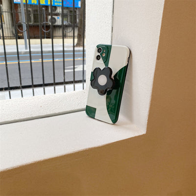 Funda para Celular Geométrica Verde Oscuro con Soporte - Image 16