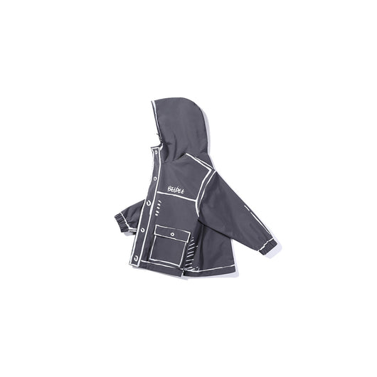 Chamarra Hoodie Graffiti con Líneas de Gancho - Tendencia Japonesa Primavera - Image 15