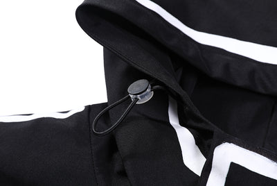 Chamarra Hoodie Graffiti con Líneas de Gancho - Tendencia Japonesa Primavera - Image 17