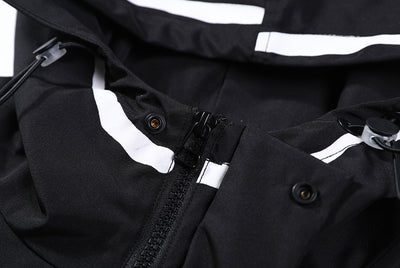Chamarra Hoodie Graffiti con Líneas de Gancho - Tendencia Japonesa Primavera - Image 18