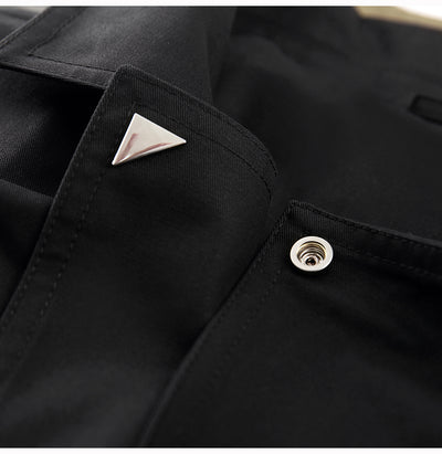 Gabardina Retro con Combinación de Colores Estilo Británico para Mujer - Image 14