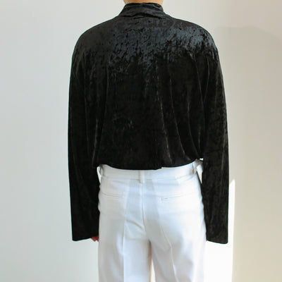 Polera Cuello Alto Terciopelo Dorado para Hombre - Primavera - Image 9