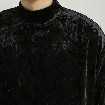 Polera Cuello Alto Terciopelo Dorado para Hombre - Primavera - Image 10