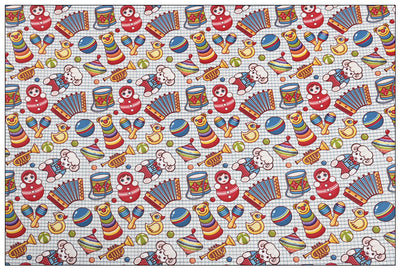 Tela de Algodón Estampada Retro Vintage para Juguetes - Tela DIY Artesanal - Image 5