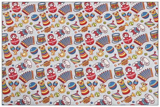 Tela de Algodón Estampada Retro Vintage para Juguetes - Tela DIY Artesanal - Image 5
