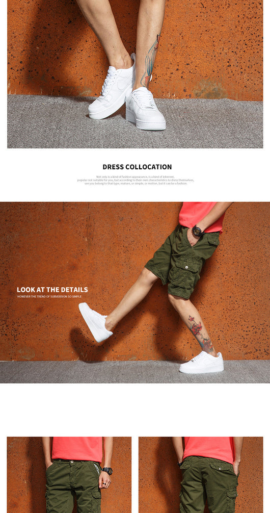 Pantalones Casuales Hombre Cintura Elástica Multibolsillos - Image 19