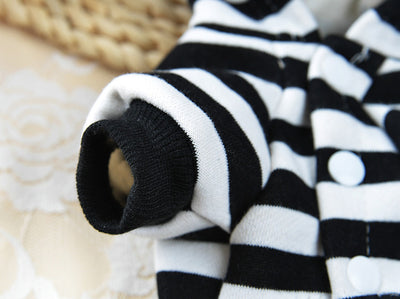 Ropa para Perros con Tirantes Denim - Pantalones a Rayas para Mascotas - Image 27