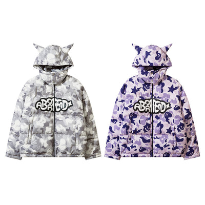 Traje de Algodón Camuflaje con Bordado de Alfabeto Imp - Image 8