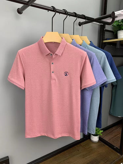 Polo Manga Corta Hombre Algodón Puro con Estampa Cabeza de Ciervo - Image 6