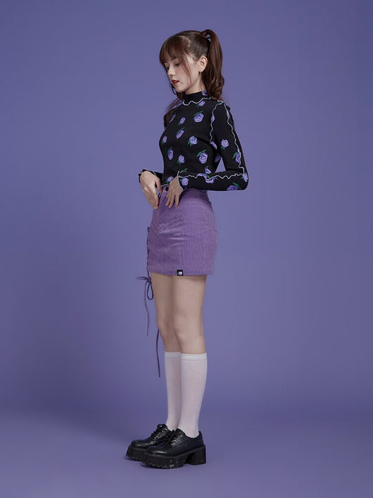 Falda Pantalón de Pana Elástica con Levanta Glúteos - Image 14