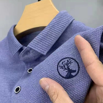Polo Manga Corta Hombre Algodón Puro con Estampa Cabeza de Ciervo - Image 14
