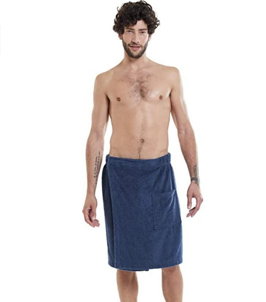 Bata de Toalla para Hombre con Cierre Velcro y Bolsillo - Image 13