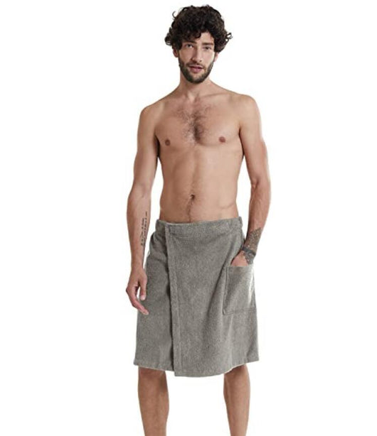 Bata de Toalla para Hombre con Cierre Velcro y Bolsillo - Image 18