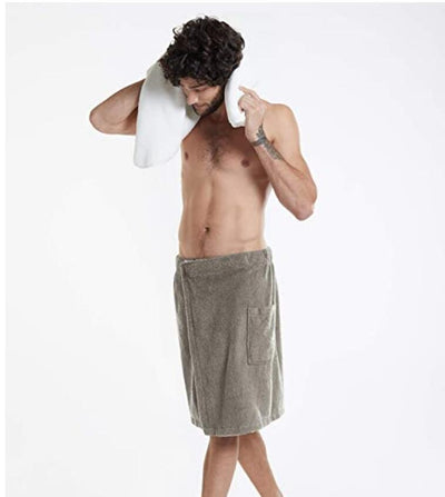 Bata de Toalla para Hombre con Cierre Velcro y Bolsillo - Image 19