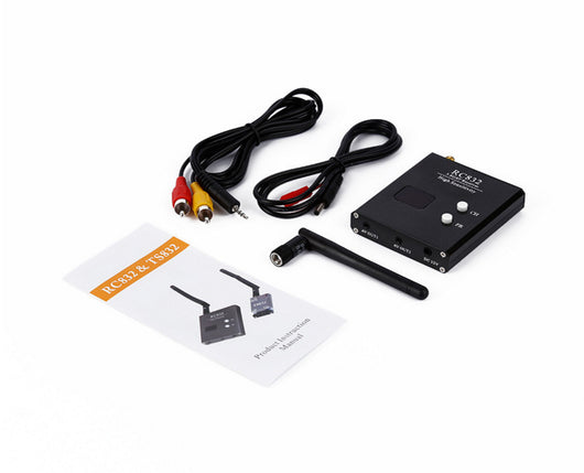 Receptor FPV Rc832 5.8G 40 Canales para Video Aéreo de Alta Fidelidad - Image 8