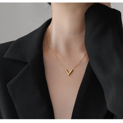 Collar de Clavícula Retro con Letras Personalizadas - Diseño Exclusivo Tendencia Ins - Image 11
