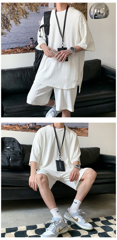 Conjunto Deportivo Casual para Hombre - Playera y Shorts - Image 12