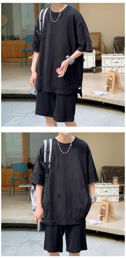 Conjunto Deportivo Casual para Hombre - Playera y Shorts - Image 18
