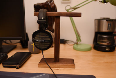 Soporte para Audífonos de Nogal Negro - Image 9