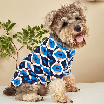 Suéter Grueso para Gatos con Diseño Cuadros Adorable - Image 9