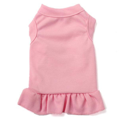 Vestido de Algodón con Volantes para Mascotas - Colores Sólidos - Image 10