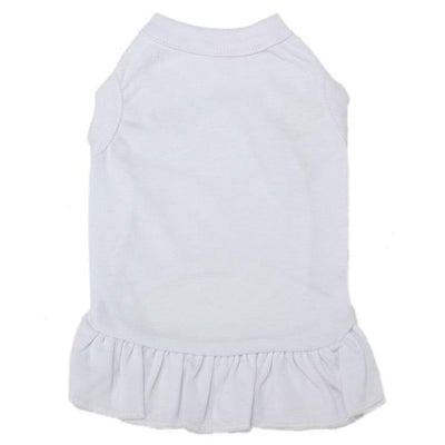 Vestido de Algodón con Volantes para Mascotas - Colores Sólidos - Image 14