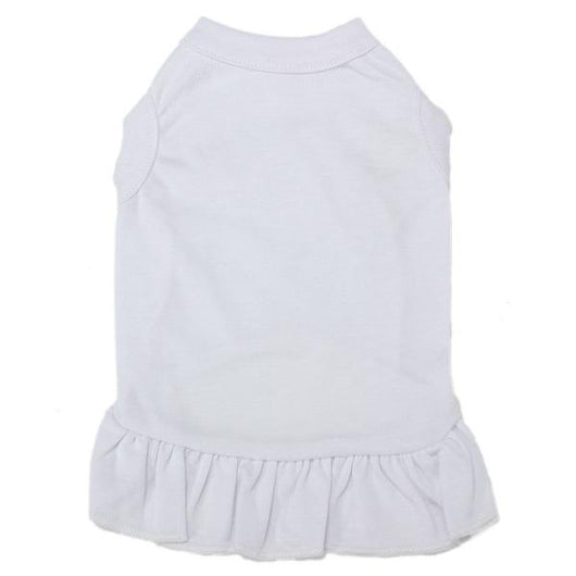 Vestido de Algodón con Volantes para Mascotas - Colores Sólidos - Image 14