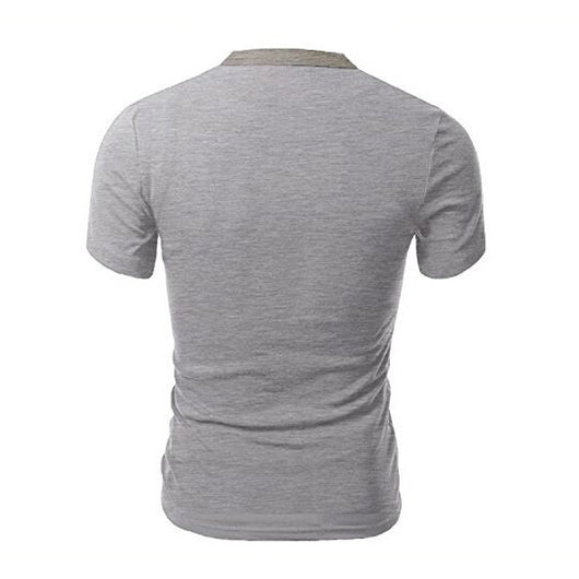 Camiseta Slim Fit con Costuras en Cuello para Hombre - Image 11